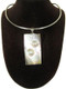 925 Silver Triple Mabe Blister Pearl On Oyster Shell Sterling Pendant, 3 1/4"