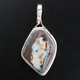 925 Silver Colorful Australian Boulder Opal In Heavy Sterling Pendant