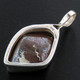 925 Silver Colorful Australian Boulder Opal In Heavy Sterling Pendant