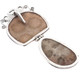925 Silver Bold Fossil Coral Citrine Sterling Pendant, 3 3/8"