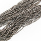 Exotic Handmade Pewter Wood Buckle Seed Bead Necklace