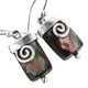 925 Silver Iridescent Mother Of Pearl Shell Sterling Earrings, 11/16"