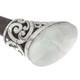 925 Silver Hairpin Hair Pin Wood Mother Of Pearl Sterling Filigree Hairpin, 7"