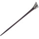 925 Silver Hairpin Hair Pin Wood Paua Abalone Sterling Filigree Hairpin, 7"