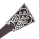 925 Silver Hairpin Hair Pin Wood Mother Of Pearl Sterling Filigree Hairpin, 7"