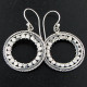 925 Silver Bali Handmade Artisan Sterling Earrings, 1"