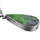 925 Silver Genuine Iridescent Canadian Ammolite Sterling Pendant,  1 3/4