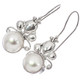 925 Silver White Freshwater Button Cultured Pearl Sterling Earrings