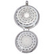 925 Silver Large Spiral Cone Shell Sterling Cascading Pendant, 2"