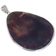925 Silver Teardrop Mosaic Paua Abalone Shell Sterling Pendant, 3"