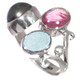 925 Silver Opulent Ruby Natural Australian Opal Peacock Pearl Sterling Us 7 Ring