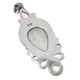 925 Silver Bali Mixed Gems Goddess Bone Sterling Pendant, 1 3/4"