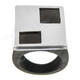 1 1/4" 925 Silver Sono Wood us 9 Ring