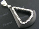 1 15/16" 925 Silver Sono Wood Pendant