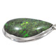 925 Silver Superb Double Sided Andamook Australian Boulder Opal Pendant, 1 5/8"