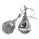 925 Silver Bali Art Handcrafted Sterling Earrings, 13/16"