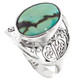 925 Sterling Silver Design Turquoise Sterling Sz 8 Ring