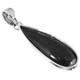 925 Silver Genuine Orthoceras Fossil Sterling Pendant, 1 3/4"