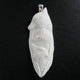 925 Silver Handcarved Wolf Pack Bison Bone Sterling Pendant, 3 1/4"