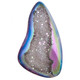Opal Titanium Agate Druzy Drusy 29x19mm Cabochon US Made, 1 1/8"