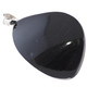 925 Sterling Iridescent Mabe Blister Pearl In Shell Sterling Pendant, 2.1653543307086616"