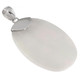 925 Silver Oval Oyster Mother Of Pearl Shell Disc Sterling Pendant, 2"