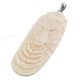 3 1/4" 925 Silver Buffalo Bone Indian Wolf Pendant
