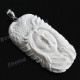 2 13/16" 925 Silver Buffalo Bone Indian Eagle Pendant