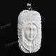 2 13/16" 925 Silver Buffalo Bone Indian Eagle Pendant