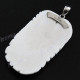 2 13/16" 925 Silver Buffalo Bone Indian Eagle Pendant
