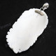 2 5/8" 925 Silver Buffalo Bone Flower Goddess Pendant