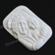 Cabochon Buffalo Bone Undrilled Jesus 1 15/16"(50mm) 11gr(55cts)
