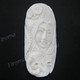 Cabochon Buffalo Bone Undrilled Indian Owl Ram 2 9/16"(65mm) 14gr(70cts)