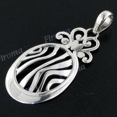 2 1/8" 925 Silver Pendant