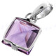 3/4" 925 Silver Amethyst Pendant