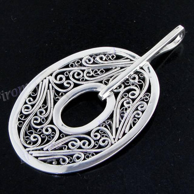 1 15/16" 925 Silver Pendant