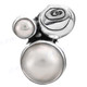 1" 925 Silver White Mabe Pearl Pendant