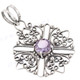 1 9/16" 925 Silver Amethyst Pendant
