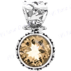 1" 925 Silver Citrine us 6 Pendant