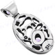 1 7/8" 925 Silver Amethyst Pendant