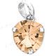 13/16" 925 Silver Citrine Pendant