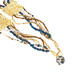 Mother Of Pearl Seed Beads 22" Peacock Bronze Necklace Bead