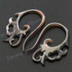 1 9/16" Blacklip Mother Of Pearl Tribal Plug Earrings