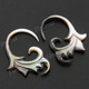 1 3/8" Blacklip Mother Of Pearl Tribal Plug Earrings