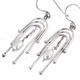 1 3/16" 925 Silver Freshwater Pearl French Wires Earrings
