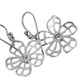13/16" 925 Silver Biwa Pearl Flower French Wires Earrings
