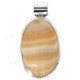 2 1/4" 925 Silver Mother Of Pearl Shell Pendant