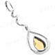 2 3/8" 925 Silver Citrine Pendant
