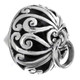 1 3/16" 925 Silver Onyx Pendant