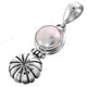 1 3/8" 925 Silver Biwa Pearl Pendant